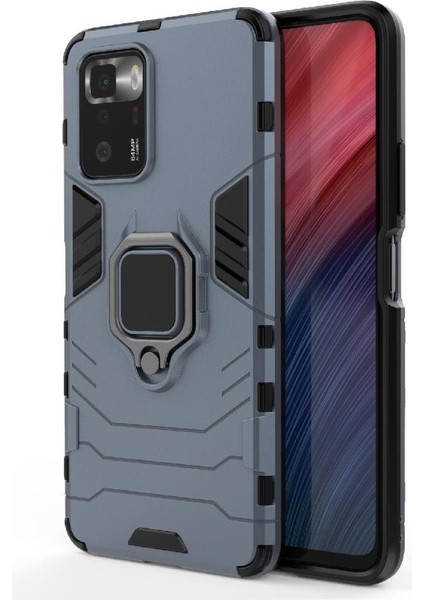 Halka Araba Montaj Kickstand Durumda Xiaomi Poco X3 Gt Kickstand Askeri (Yurt Dışından)