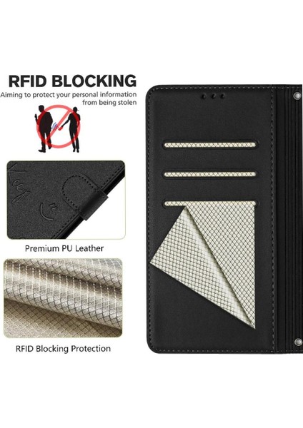 Infiınix Sıfır 30 4g Kapak Kapak Rfıd Engelleme Pu Deri Kart (Yurt Dışından)