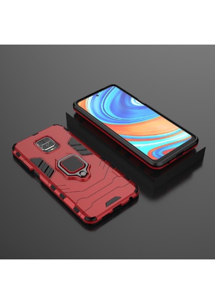 Halka Araba Montaj Kickstand Durumda Xiaomi Redmi Not 9 Için Pro Max Darbeye (Yurt Dışından)