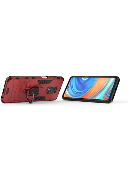Halka Araba Montaj Kickstand Durumda Xiaomi Redmi Not 9 Için Pro Max Darbeye (Yurt Dışından)