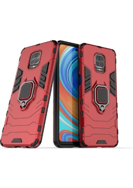 Halka Araba Montaj Kickstand Durumda Xiaomi Redmi Not 9 Için Pro Max Darbeye (Yurt Dışından)