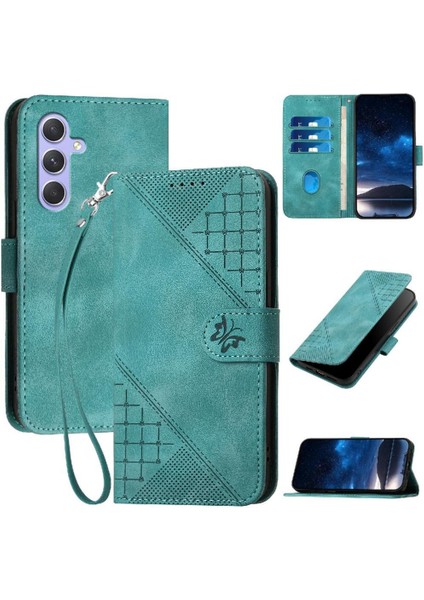 Ayrılabilir El Kayışı ve Kredi ile Samsung Galaxy Galaxy Için Flip Case (Yurt Dışından)