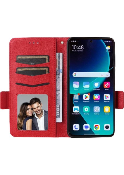 Xiaomi 14T Manyetik Pu Deri Yan Toka Cüzdan Kart Yuvaları Için Flip Case (Yurt Dışından) indirimleri