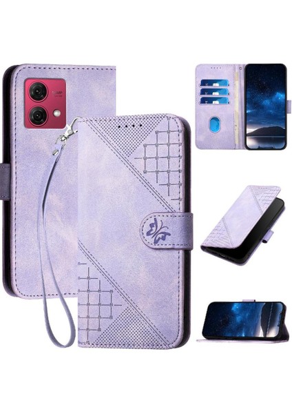 Motorola Moto G84 5g Için Ayrılabilir El Kayışı ve Kredi ile Flip Case (Yurt Dışından)