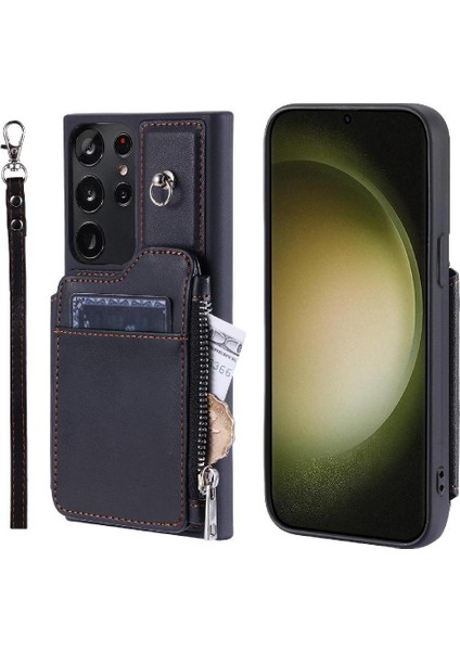 Samsung Galaxy S22 Ultra 5g Için Cüzdan Kılıf Flip Folio Kılıf 3 Büyük Kart (Yurt Dışından) fırsatları