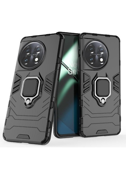 Oneplus 11 Için Halka Araba Montaj Kickstand Durumda Darbeye Dayanıklı Metal Halka Tutucu (Yurt Dışından)