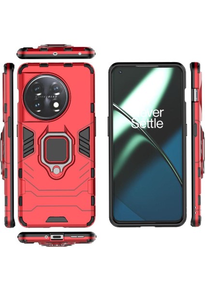 Oneplus 11 Için Halka Araba Montaj Kickstand Durumda Darbeye Dayanıklı Metal Halka Tutucu (Yurt Dışından)