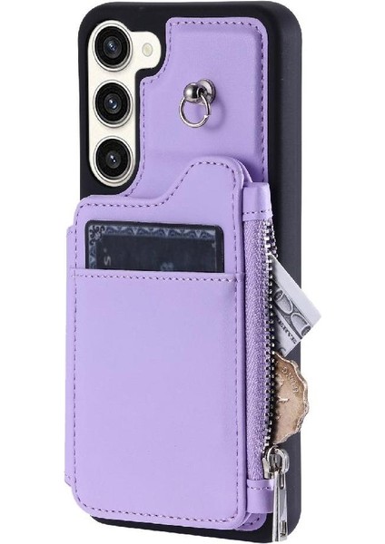 Cüzdan Kılıf Samsung Galaxy S23 Artı Flip Folio Kılıf Pu Deri Rfıd 3 (Yurt Dışından)