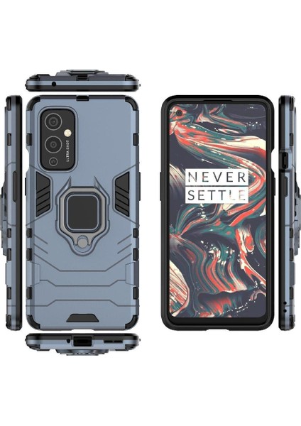 Oneplus 9 Darbeye Dayanıklı Metal Halka Tutucu Için Halka Araba Montaj Kickstand Durumda (Yurt Dışından)