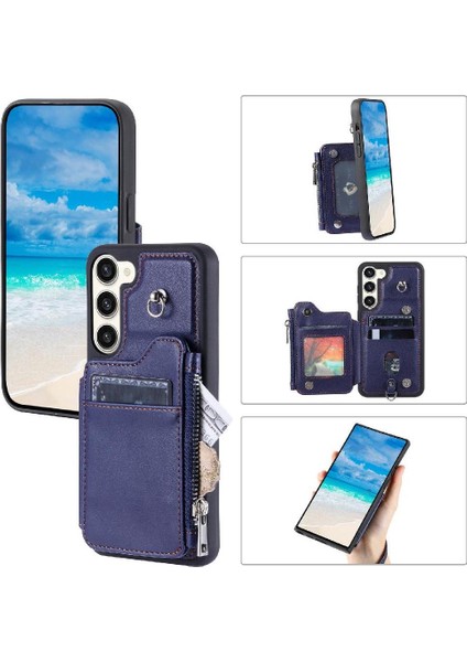 Samsung Galaxy S23 Flip Folio Kılıf Için Cüzdan Durumda Kickstand Rfıd Engelleme (Yurt Dışından)