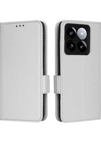 Xiaomi 14T Manyetik Pu Deri Yan Toka Cüzdan Kart Yuvaları Için Flip Case (Yurt Dışından) fiyatları
