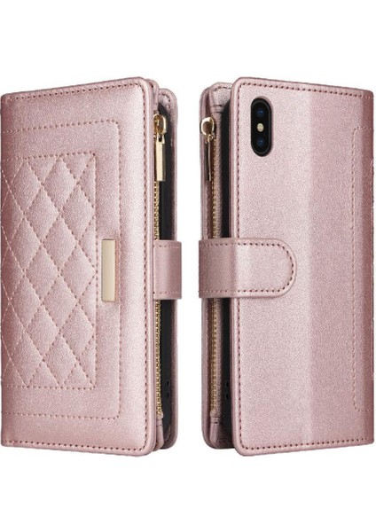 IPhone Xs Max Kart Yuvaları Için Flip Case Cüzdan Kayış Darbeye (Yurt Dışından)