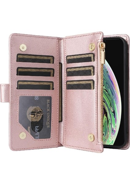 IPhone Xs Max Kart Yuvaları Için Flip Case Cüzdan Kayış Darbeye (Yurt Dışından) indirimleri