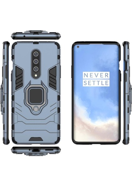 Oneplus 8 Askeri Sınıf Koruma Halkası Için Halka Araba Montaj Kickstand Durumda (Yurt Dışından)