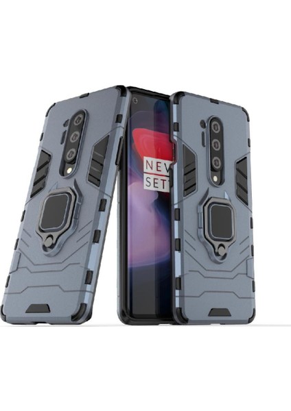 Oneplus 8 Pro Darbeye Dayanıklı Askeri Sınıf Için Halka Araba Dağı Kickstand Kılıf (Yurt Dışından) indirimleri