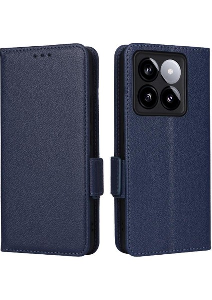 Xiaomi 14T Manyetik Pu Deri Yan Toka Cüzdan Kart Yuvaları Için Flip Case (Yurt Dışından) fiyatları