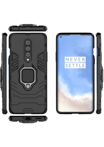 Oneplus 8 Askeri Sınıf Koruma Halkası Için Halka Araba Montaj Kickstand Durumda (Yurt Dışından)