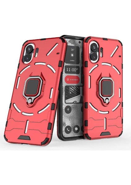 Nothing Halka Araç Montaj Kickstand Durumda Telefon 2 Metal Halka Tutucu Sınıf (Yurt Dışından)