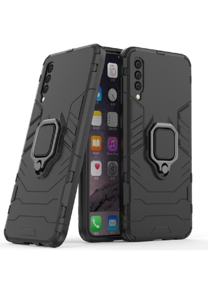 Halka Araç Montaj Samsung Galaxy A50 Metal Halka Tutucu Için Kickstand Vaka (Yurt Dışından) modelleri