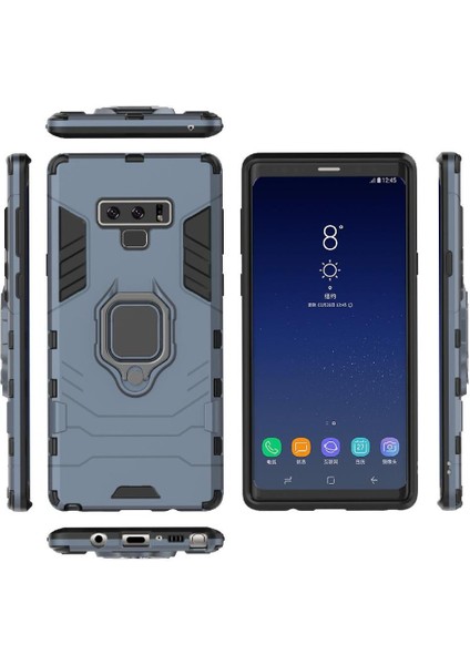 Halka Araba Dağı Kickstand Kılıf Samsung Galaxy Note9 Askeri Sınıf Yüzük (Yurt Dışından)