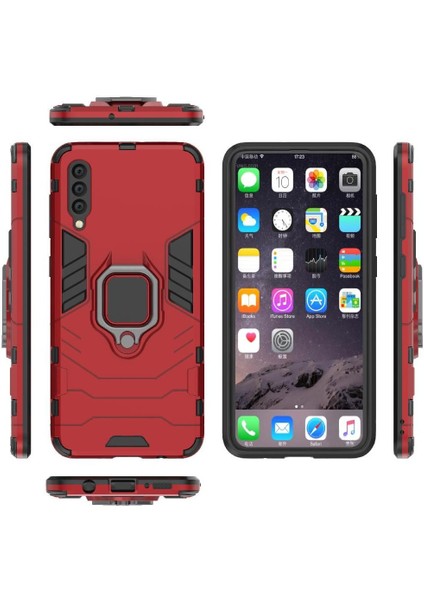 Halka Araç Montaj Samsung Galaxy A50 Metal Halka Tutucu Için Kickstand Vaka (Yurt Dışından)