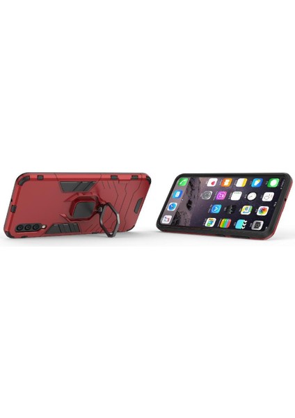 Halka Araç Montaj Samsung Galaxy A50 Metal Halka Tutucu Için Kickstand Vaka (Yurt Dışından) modelleri