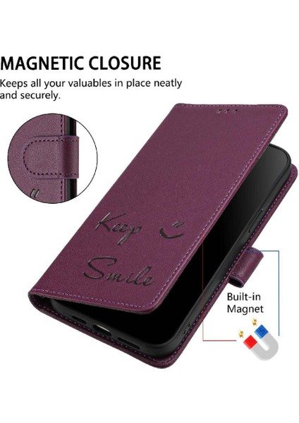 Tecno Pop 5c Flıp Kapak Kart Tutucu Cüzdan Pu Deri Rfıd Için Kılıf (Yurt Dışından)