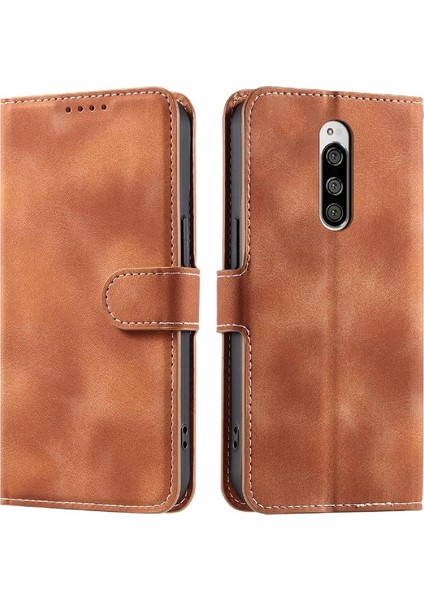 Sony Xperia 1 Için Flip Case Bilek Kayışı Kickstand Cüzdan Kart Yuvaları Pu (Yurt Dışından) indirimleri