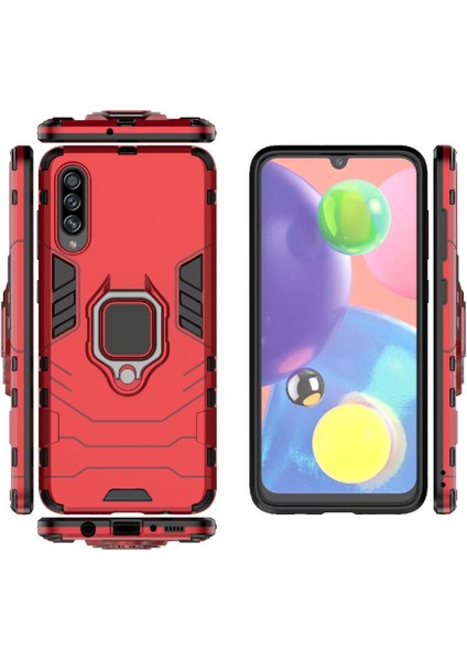Halka Araba Montaj Kickstand Samsung Galaxy A70S Askeri Sınıf Metal (Yurt Dışından)