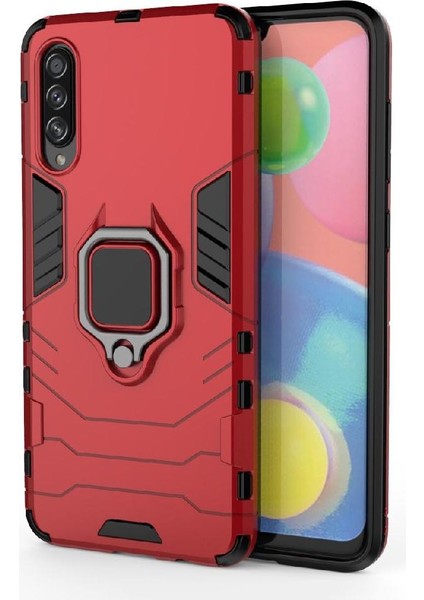 Halka Araba Montaj Kickstand Samsung Galaxy A70S Askeri Sınıf Metal (Yurt Dışından)