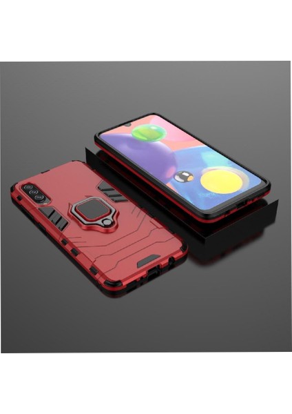 Halka Araba Montaj Kickstand Samsung Galaxy A70S Askeri Sınıf Metal (Yurt Dışından)