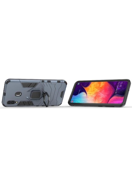 Halka Araba Dağı Kickstand Kılıf Samsung Galaxy Için A30 Kickstand Metal Halka (Yurt Dışından) indirimleri