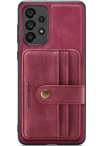 Samsung Galaxy A73 5g Rfıd Engelleme Manyetik Kablosuz Şarj Için Kılıf (Yurt Dışından)