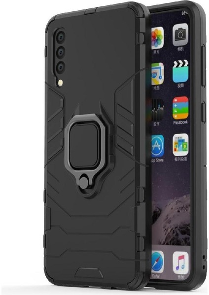 Halka Araba Dağı Kickstand Kılıf Samsung Galaxy A50S Darbeye Kickstand (Yurt Dışından)