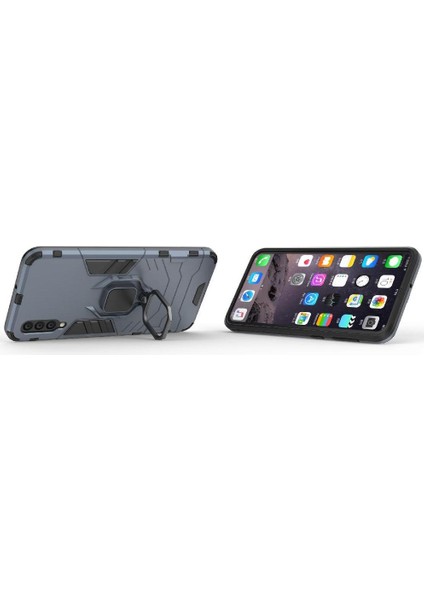 Halka Araba Dağı Kickstand Kılıf Samsung Galaxy A50S Darbeye Kickstand (Yurt Dışından)