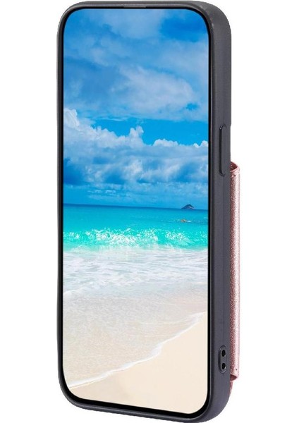 Cüzdan Kılıf IPhone 14 Artı Flip Folio Kılıf Pu Deri 3 Büyük Kart (Yurt Dışından)