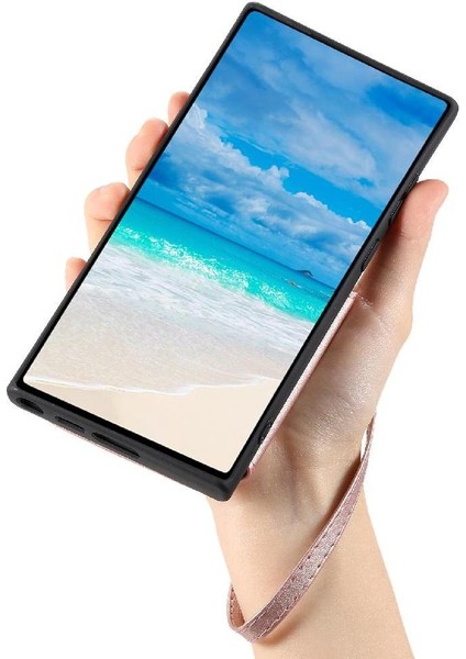 Cüzdan Kılıf IPhone 14 Artı Flip Folio Kılıf Pu Deri 3 Büyük Kart (Yurt Dışından)