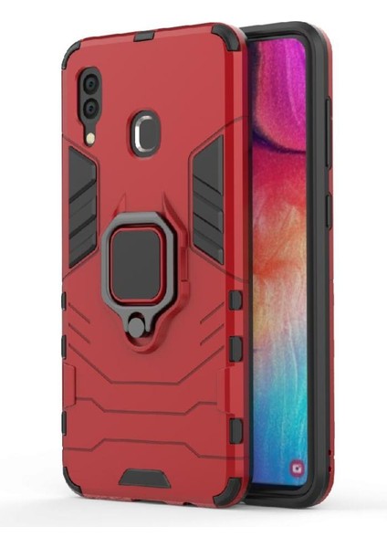 Halka Araba Dağı Kickstand Kılıf Samsung Galaxy Için A30 Kickstand Metal Halka (Yurt Dışından) fiyatları