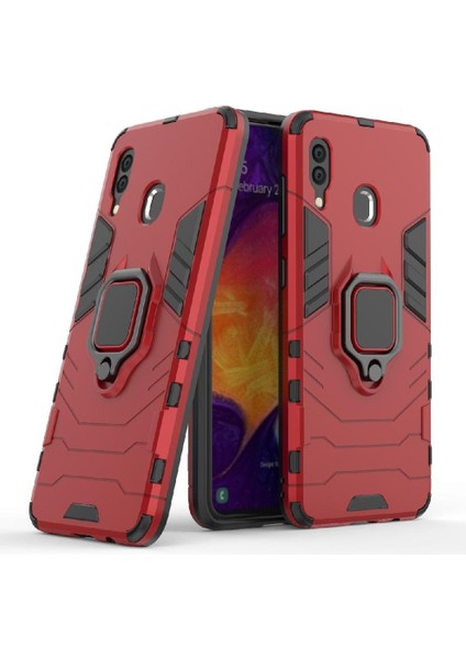 Halka Araba Dağı Kickstand Kılıf Samsung Galaxy Için A30 Kickstand Metal Halka (Yurt Dışından) fırsatları