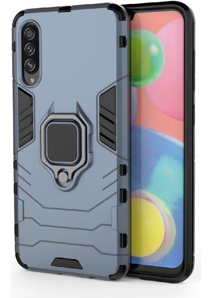Halka Araba Montaj Kickstand Samsung Galaxy A70S Askeri Sınıf Metal (Yurt Dışından)