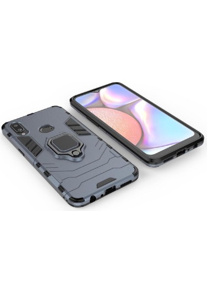 Manyi Mall Halka Araba Dağı Kickstand Kılıf Samsung Galaxy A10S Kickstand Darbeye (Yurt Dışından)