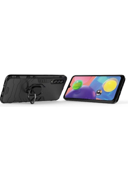 Halka Araba Montaj Kickstand Samsung Galaxy A70S Askeri Sınıf Metal (Yurt Dışından)