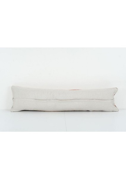 Kahverengi Renkli Geometrik El Dokuma Kilim Kırlent Kılıf 25 x 100 cm fırsatları