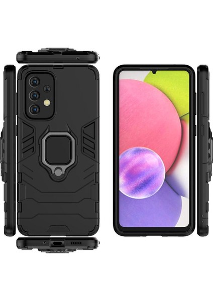 Halka Araba Dağı Kickstand Kılıf Samsung Galaxy A33 5g Metal Halka Tutucu (Yurt Dışından)