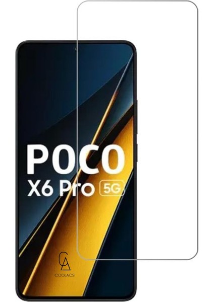 Xiaomi Poco X6 Pro Uyumlu Kılıf Mat Buzlu Telefon Kılıfı ve Temperli Cam Ekran Koruyucu