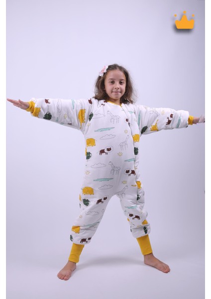 Begisa 2-8 Yaş Elyaf Dolgulu 2.5 Tog Çocuk Uyku Tulumu 23504