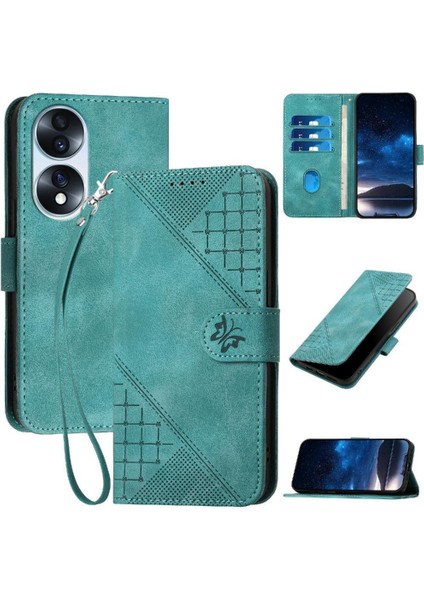 Ayrılabilir El Kayışı ile Onur 70 Için Flip Case Kabartmalı Kelebek Yüksek (Yurt Dışından)