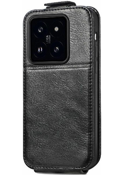 Fermuarlar Xiaomi 14T Pro Için Flip Case Zarif Iş Kapak Çevirin Cüzdan (Yurt Dışından)