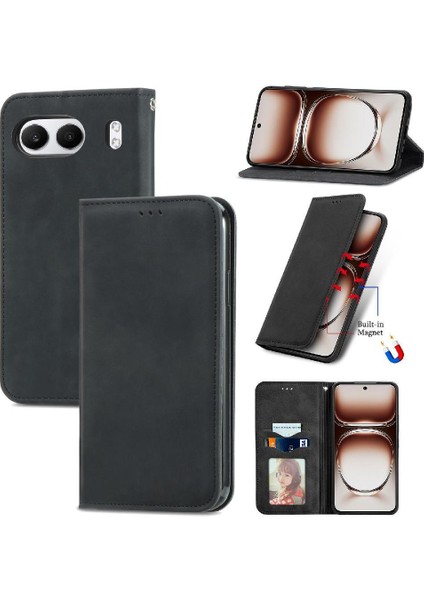 Oneplus Nord 4 Için Flip Case Darbeye Cüzdan Basit Iş Deri (Yurt Dışından) fırsatları