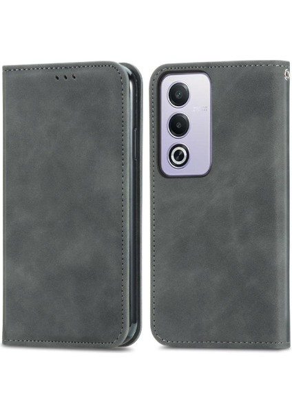 Oppo A3 Pro Cüzdan Deri Kılıf Için Flip Case Basit Iş Darbeye (Yurt Dışından)
